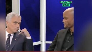 El corte de Mou a Kompany cuando justificaba la derrota del Manchester City