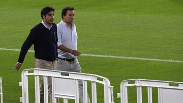 Haro, junto a L&oacute;pez Catal&aacute;n en la Ciudad Deportiva.