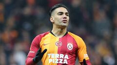 Falcao Garc&iacute;a durante un partido con Galatasaray.