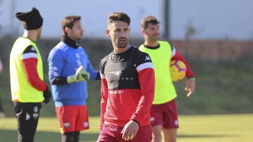 Entrenamiento del Extremadura.