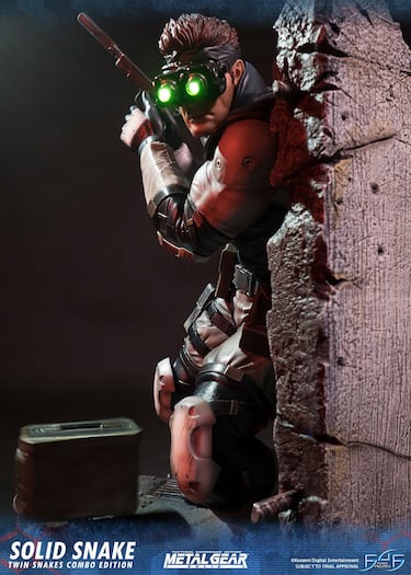 Solid Snake luce espectacular en esta figura de casi 1000$