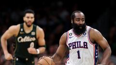 James Harden #1 of the Philadelphia 76ers