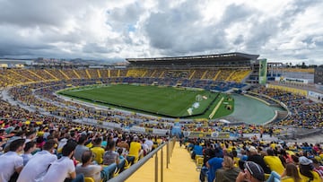 El Estadio de Gran Canaria se arregla para su cita con LaLiga