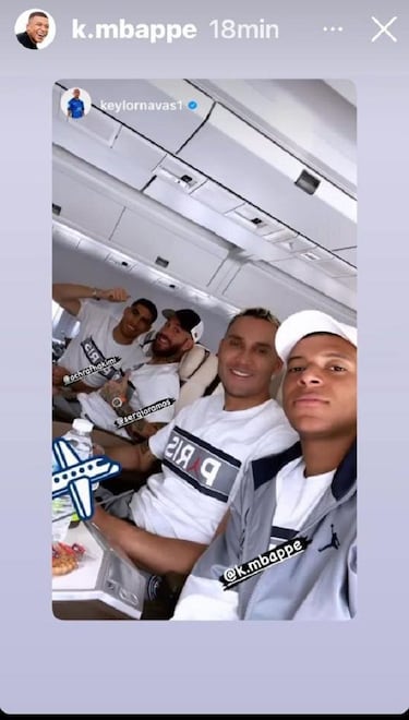 Mbappé, con el clan exmadridista
