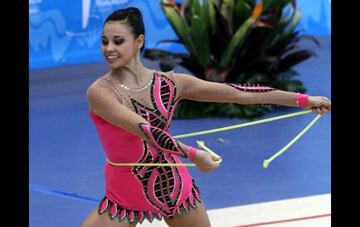 Se colgó el oro en los pasados Juegos Centroamericanos y del Caribe 2018, y espera seguir en ese plan ganador para estos Panamericanos en gimnasia rítmica.