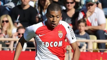 Mbapp&eacute; con el M&oacute;naco. 