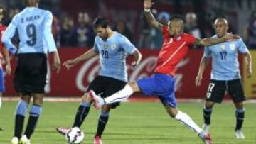Chile y Uruguay se vuelven a encontrar luego del duelo caliente que protagonizaron en la Copa América.