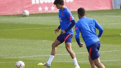 Simeone medita un Atlético ultraofensivo ante el Barcelona