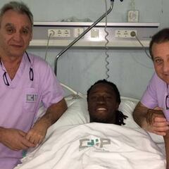 Bakary Koné fue operado y el Málaga podría buscar sustituto