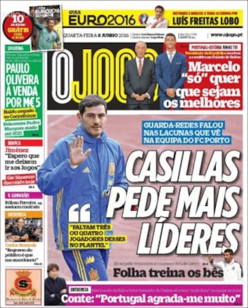 Portadas de la prensa mundial