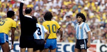 En el Mundial de España 1982, el 'nazareno' generó polémica luego de expulsar a Diego Armando Maradona en un duelo ante Brasil.