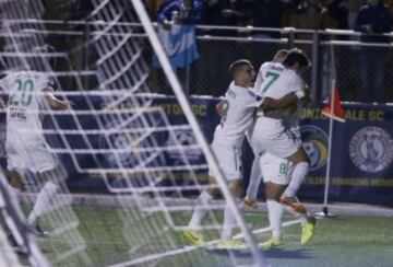 Último partido como profesional de Raúl González Blanco. Celebración del 1-0.