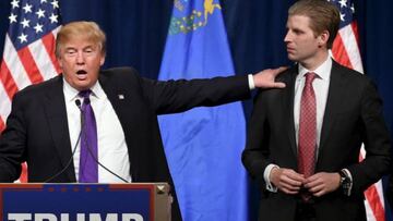 Eric Trump claims Democrats are conspiring against his father