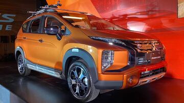 La Mitsubishi Xpander 2022 en una exposici&oacute;n