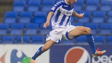 <b>BUEN PARTIDO. </b>Alexander fue ayer protagonista en el triunfo del Recre ante el Villarreal.