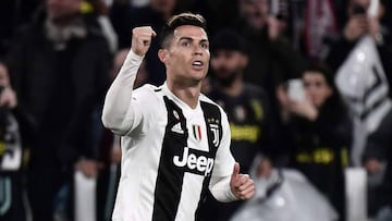 Cristiano Ronaldo durante un encuentro de Champions con la Juventus.