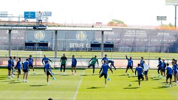 Entrenamiento del Getafe