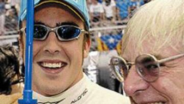 Fernando Alonso y Bernie Ecclestone.