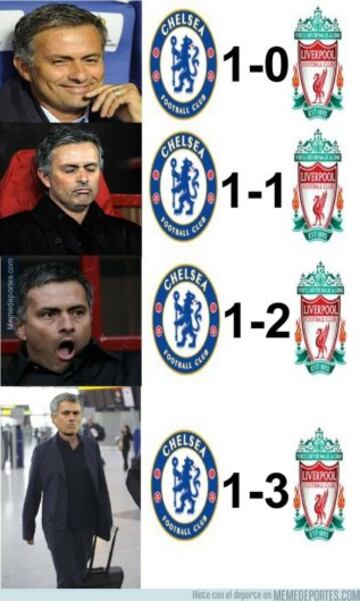 Los memes de Mourinho tras la derrota del Chelsea ante el Liverpool