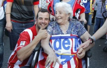 La celebración en la plaza de Neptuno