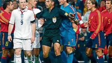 <b>AMISTOSO CON VETO. </b>El España-Inglaterra no se jugará en el Bernabéu por los ingleses.