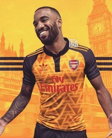 El Arsenal firma con Adidas y los fans piden recuperar un extravagante diseño de los 90