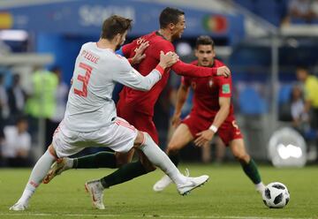 La crónica del España vs Portugal en imágenes