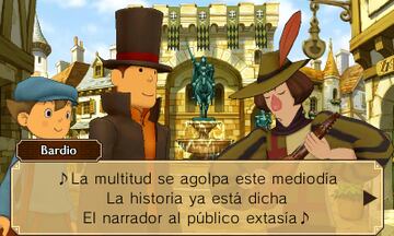 Captura de pantalla - El Profesor Layton vs. Phoenix Wright: Ace Attorney (3DS)