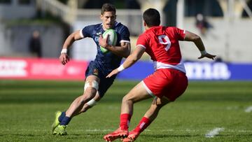 Imagen de un partido de la selecci&oacute;n espa&ntilde;ola de rugby seven masculino.