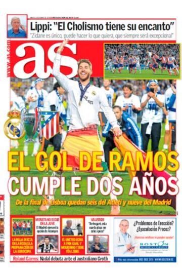 Las portadas de AS de mayo