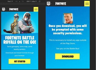Fortnite en Android no se podrá descargar del Google Play Store