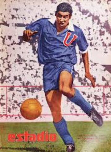 El Tanque Campos, emblema del Ballet Azul, anotó dos tantos en la definición por el título del '62 ante Católica en la goleada por 5-3.