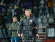 Igor Oca durante el Albacete-Leganés.