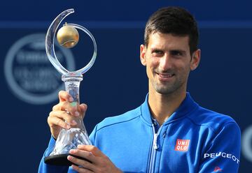 El tenista serbio acumula un total de 4 títulos. Conquistó el torneo en 2007 frente al suizo Roger Federer, en 2011 contra el estadounidense Mardy Fish, un año después frente al francés Richard Gasquet y en 2016 derrotó al japonés Kei Nishikori. Djokovic perdió una vez en la final de 2015 ante el británico Andy Murray. El problema del 7 del mundo para poder participar en este torneo es que no se ha vacunado, y desde el Masters 1000 de Montreal, su director Eugène Lapierre ha comentado que, si las leyes de Canadá no cambian, ‘Nole’ no podrá jugar.