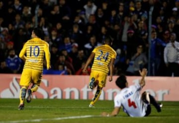 Fabra completó dos goles con Boca Juniors en Copa Libertadores.