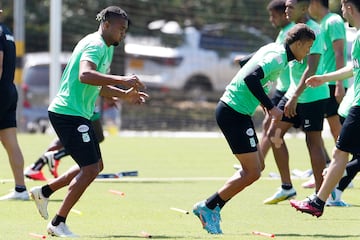 Nacional practicó este jueves con miras en su próximo partido de la Liga BetPlay 2023-I.