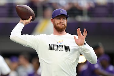 Why isn’t J.J. McCarthy playing for the Vikings against the Eagles in Week 7?