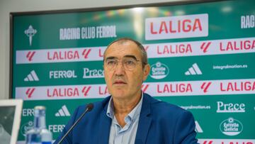 Mouriz: “Cristóbal cumplirá su contrato en el Racing de Ferrol”