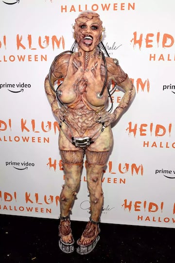 Heidi Klum como un alien en 2019.