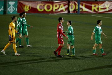 Final del partido, el Atlético queda eliminado de la Copa del Rey