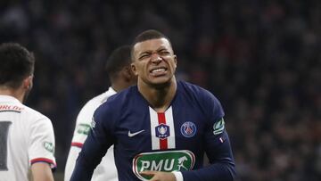 Kylian MBAPPE of Paris during the French cup, semi final football match between Olympique Lyonnais and Paris Saint-Germain on March 4, 2020 at Groupama stadium in Decines-Charpieu near Lyon, France - Photo Romain Biard / Isports / DPPI
04/03/2020 ONL