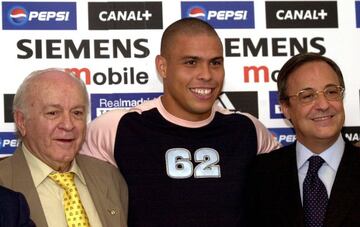 Di Stéfano, Ronaldo y Florentino.