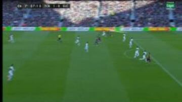 El fuera de juego de Alexis.