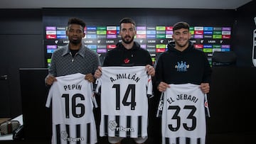 Presentación de Álex Millán, Salim El Jebari y Pepín Machín.