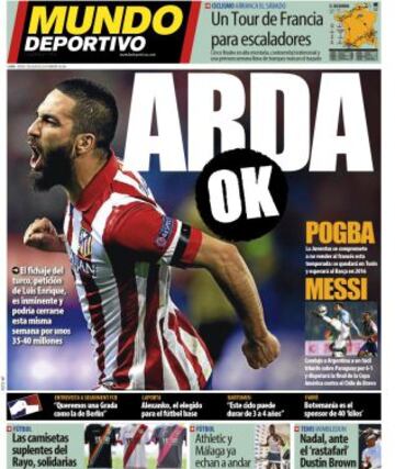 Portadas de la prensa deportiva