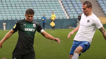 El partido entre el Sochi y el Krasnodar.