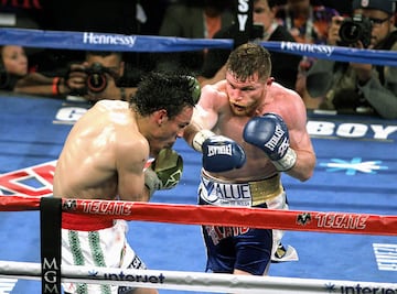 En el duelo entre mexicanos en mayo de este año Canelo se llevó la victoria a los puntos. Fue el 6 de mayo de 2017.