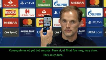 Tuchel interrumpe la rueda de prensa por una llamada de su madre