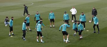 El entrenamiento del Madrid antes de volver a la Copa