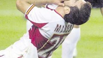 <b>IMPOSIBLE. </b>La defensa alemana estuvo infranqueable.